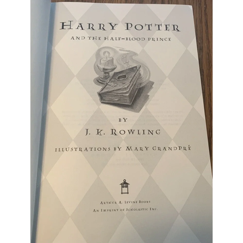 Harry Potter and The Half-Blood Prince 1st Edition 1st Print 652 Pages 11 Error‎